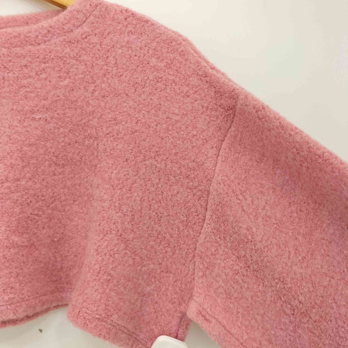 ウィルフリー willfully スリーブボタン ショート丈 ニット レディース FREE