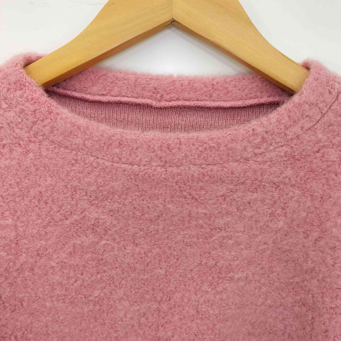 ウィルフリー willfully スリーブボタン ショート丈 ニット レディース FREE