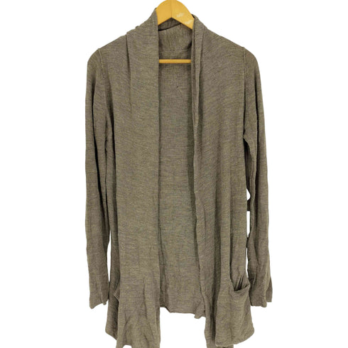 カズユキクマガイアタッチメント KAZUYUKI KUMAGAI ATTACHMENT レーヨンリネン混ドレープロングカーディガン メンズ JPN:2