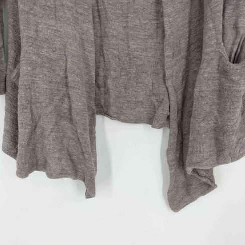 カズユキクマガイアタッチメント KAZUYUKI KUMAGAI ATTACHMENT レーヨンリネン混ドレープロングカーディガン メンズ JPN:2