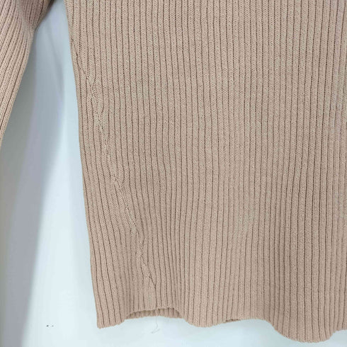 ウィルフリー willfully リブ編み ショルダーボタン ニット レディース FREE