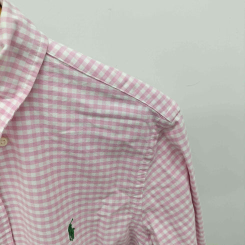 ラルフローレン RALPH LAUREN SLIM FIT コットンギンガムチェックBDシャツ メンズ JPN:M