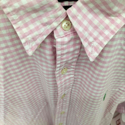 ラルフローレン RALPH LAUREN SLIM FIT コットンギンガムチェックBDシャツ メンズ JPN:M
