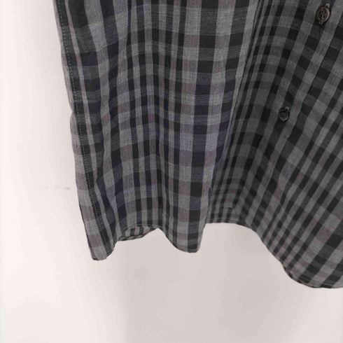 カルバンクラインプラチナ CALVIN KLEIN PLATINUM チェック柄 ロングスリーブシャツ メンズ M