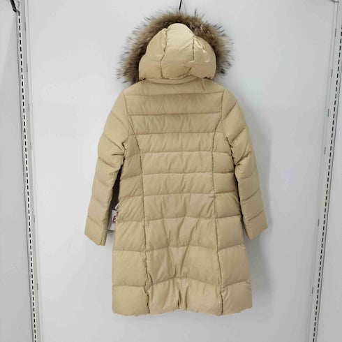 エーグル AIGLE ファー付き ロングダウンコート レディース M