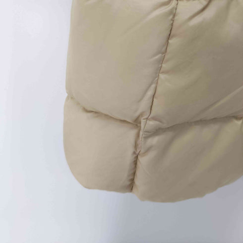 エーグル AIGLE ファー付き ロングダウンコート レディース M