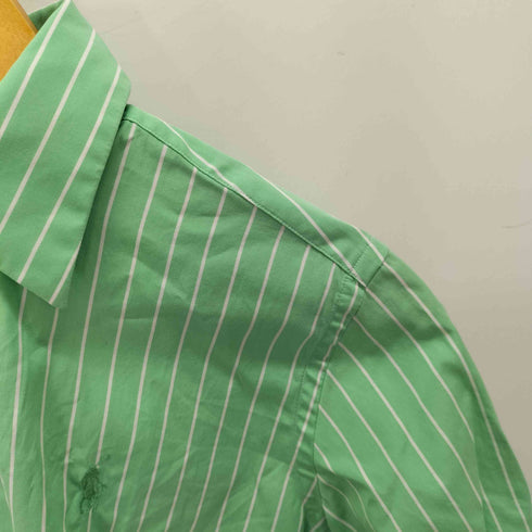 ラルフローレンスポーツ RALPH LAUREN SPORT コットン ストライプ半袖シャツ レディース US:4