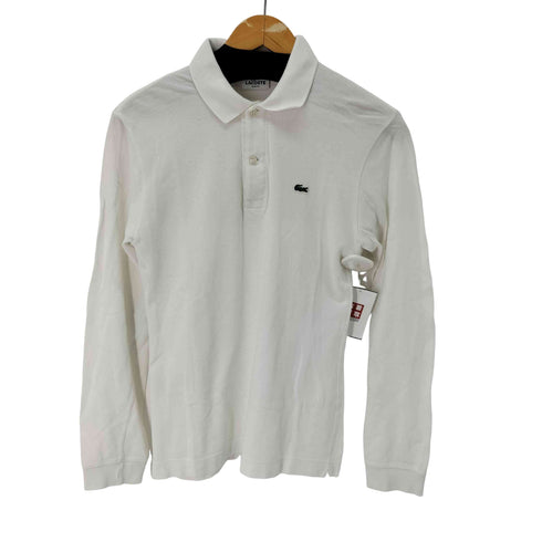 ラコステ LACOSTE SLIM FIT ワニ刺繍ロゴ ロングスリーブ ポロシャツ メンズ 2