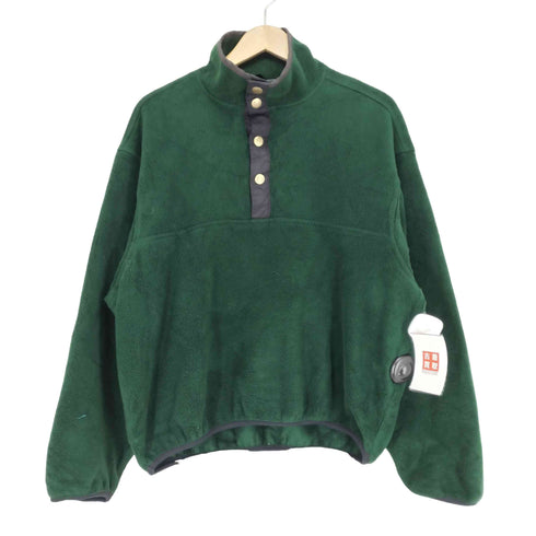 ウールリッチ WOOLRICH 80S MADE IN USA 紺タグハーフボタンフリース メンズ M