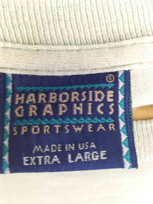 HARBORSIDE GRAPHICS 90S USA製 フロントプリントTシャツ メンズ import:XL