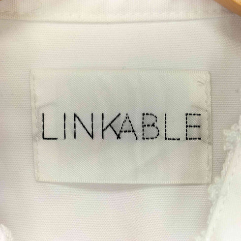 LINKABLE ピコカラー フリルブラウス レディース FREE
