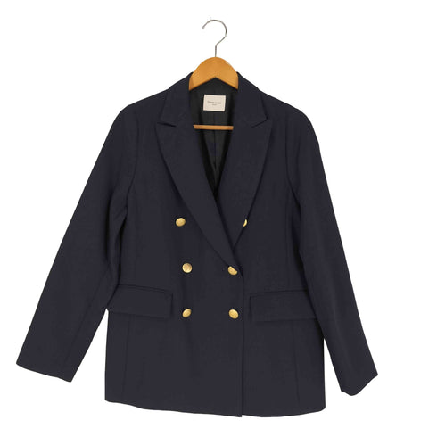 デミルクスビームス Demi-Luxe BEAMS 24ss ドライギャバジン 6ボタン ダブルジャケット レディース JPN:38