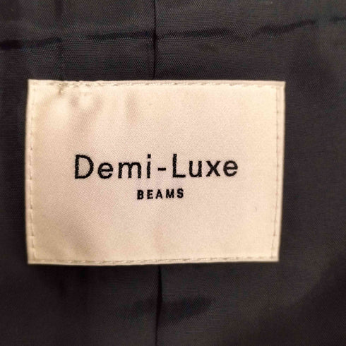 デミルクスビームス Demi-Luxe BEAMS 24ss ドライギャバジン 6ボタン ダブルジャケット レディース JPN:38