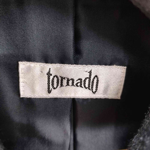 tornado アンゴラ混 ベルトデザインコート レディース