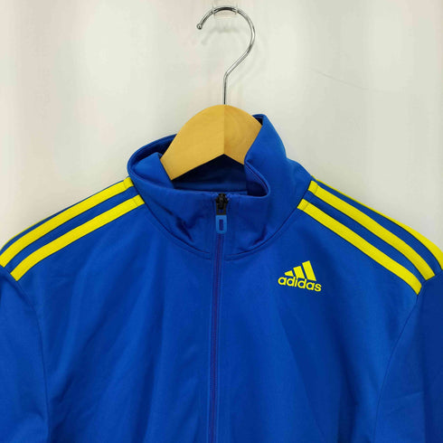 アディダス adidas ロゴプリント トラックジャケット レディース import:L
