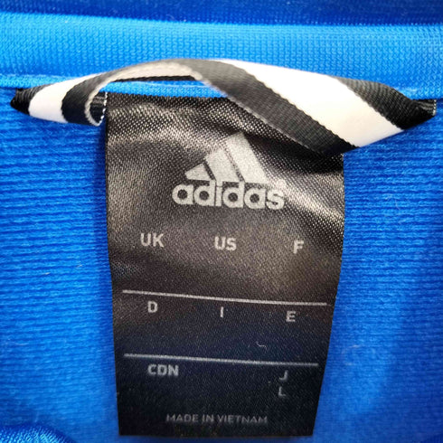 アディダス adidas ロゴプリント トラックジャケット レディース import:L