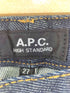 アーペーセー A.P.C. HIGH STANDARD スキニー デニム パンツ レディース 27