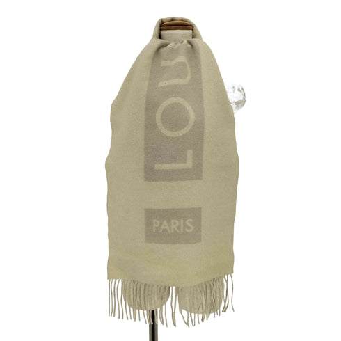 ルイヴィトン LOUIS VUITTON エシャルプ・バローダ フリンジマフラー レディース