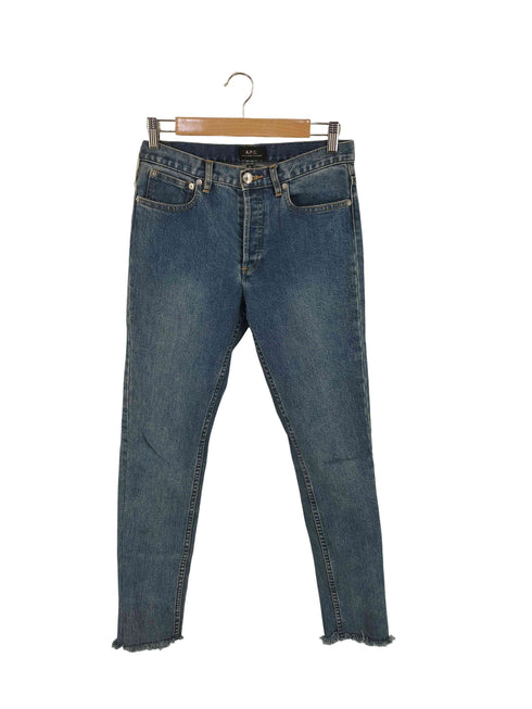 アーペーセー A.P.C. PETIT NEW STANDARD ボタンフライ スキニーデニムパンツ レディース 26