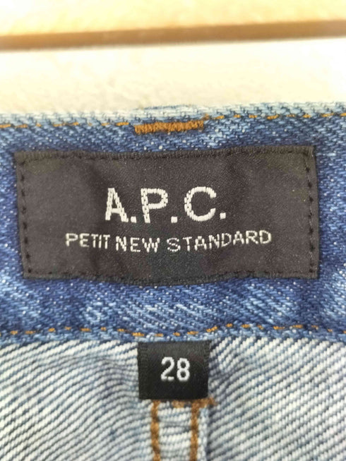 アーペーセー A.P.C. PETIT NEW STANDARD ボタンフライ スキニー デニムパンツ レディース 28
