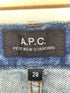 アーペーセー A.P.C. PETIT NEW STANDARD ボタンフライ スキニー デニムパンツ レディース 28