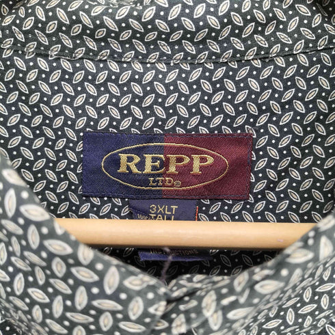 REPP 総柄シャツ メンズ 3XLT