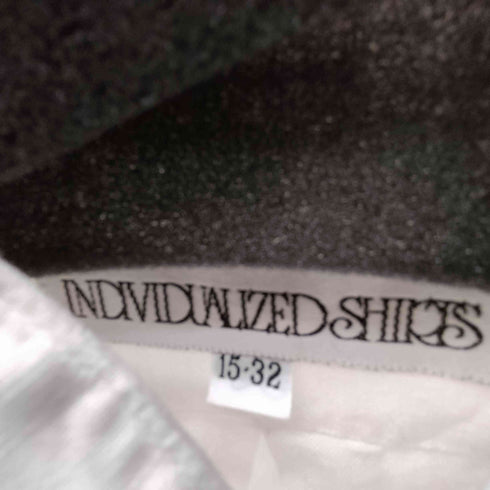 INDIVIDUALIZED SHIRT インディビジュアライズドシャツ STADARD FIT Pure Linen USA製 麻 ピュアリネン バンドカラー L/S シャツ メンズ 15-32