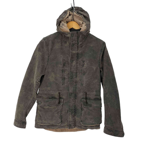 ミスターオリーブ MR.OLIVE HAND CAMO STRETCH CORDLANE/ADJUSTABLE HOOD MOUNTAIN JACKET メンズ JPN:M