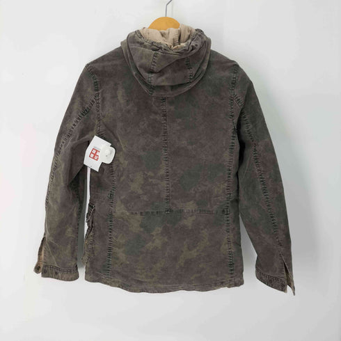 ミスターオリーブ MR.OLIVE HAND CAMO STRETCH CORDLANE/ADJUSTABLE HOOD MOUNTAIN JACKET メンズ JPN:M