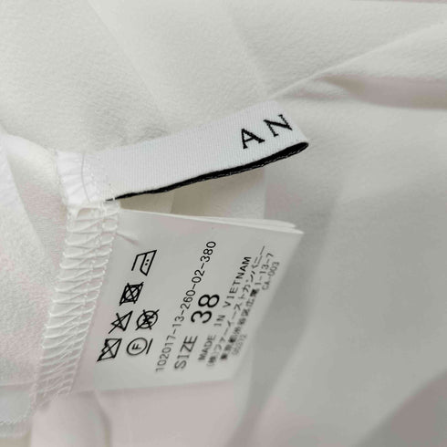 アナイ ANAYI ジョーゼット パールボウタイブラウス レディース JPN:38