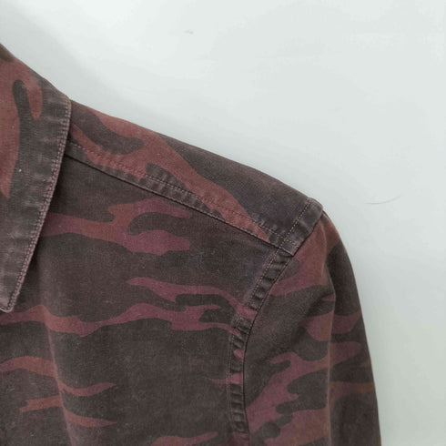 エーケイエム AKM STRETCH ARMY CAMO SHIRTS メンズ JPN:M