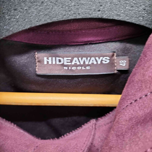 ハイダウェイニコル HIDEAWAYS NICOLE ポンチスウェードプルオーバーパーカー メンズ JPN:48