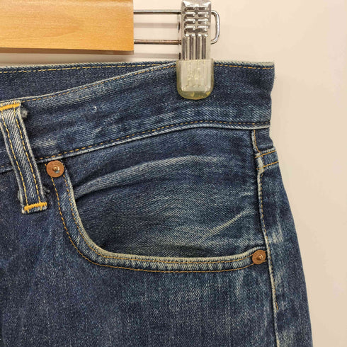 リーバイス Levis 90S USA製 ボタン裏555刻印 501XX BIGE ボタンフライ ストレート デニム パンツ 脇割 内股シングル 97年製 バレンシア工場 メンズ W33L36