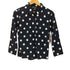 アニエスベー agnes b. PARIS 水玉 ドット L/S シャツ ブラウス レディース EUR:40