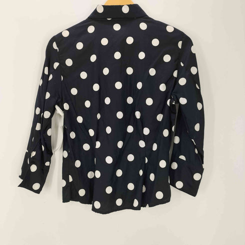 アニエスベー agnes b. PARIS 水玉 ドット L/S シャツ ブラウス レディース EUR:40