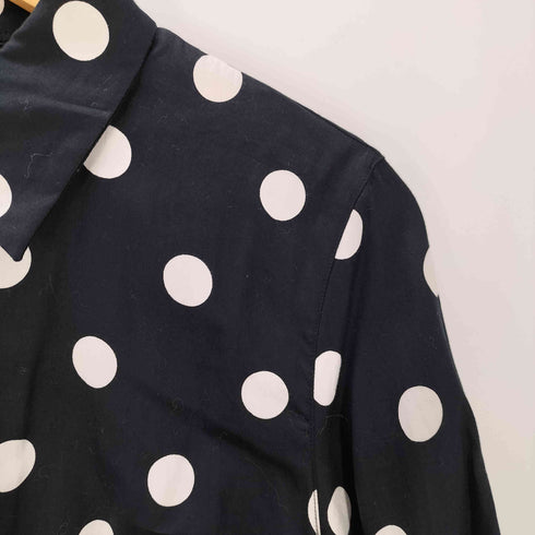 アニエスベー agnes b. PARIS 水玉 ドット L/S シャツ ブラウス レディース EUR:40