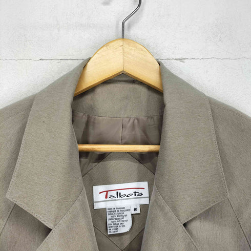 タルボット TALBOTS ステンカラーロングコート レディース US:10
