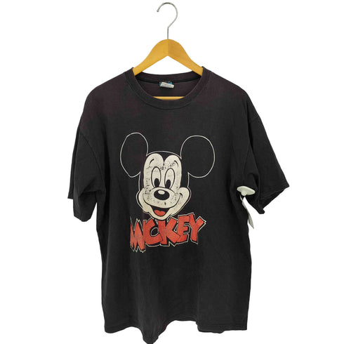 80-90s USA製 裾シングルステッチ キャラクタープリント クルーネックTシャツ メンズ ONE SIZE