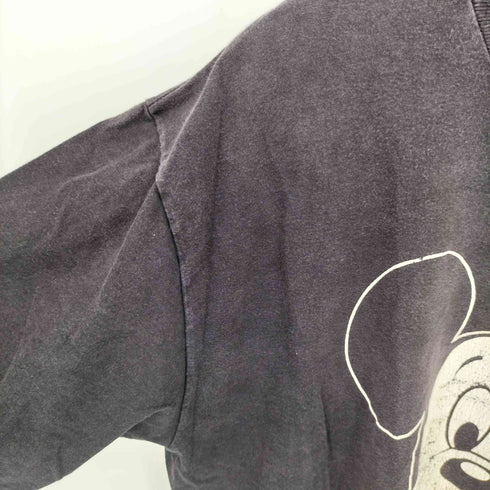 80-90s USA製 裾シングルステッチ キャラクタープリント クルーネックTシャツ メンズ ONE SIZE