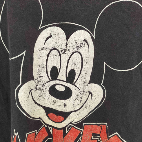 80-90s USA製 裾シングルステッチ キャラクタープリント クルーネックTシャツ メンズ ONE SIZE