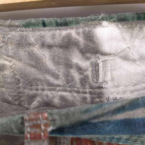 インコテックス INCOTEX 製品染め 花柄 リネン混 ストレートパンツ メンズ 30