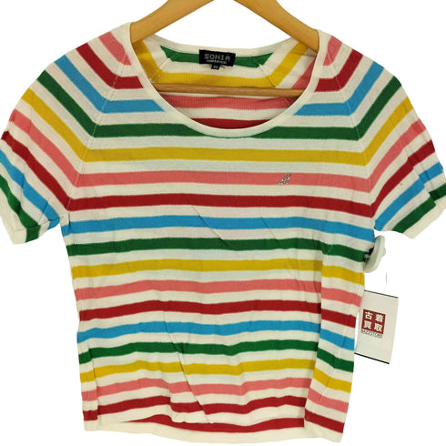 ソニアリキエル SONIA RYKIEL ラメ ボーダー カットソー レディース JPN:40