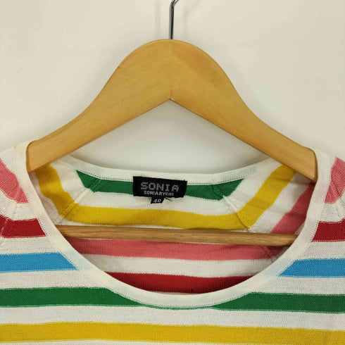 ソニアリキエル SONIA RYKIEL ラメ ボーダー カットソー レディース JPN:40