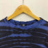 FACTORY ARTWEAR 90-00S USA製 タイダイ ボーダー クルーネック S/S Tシャツ メンズ import:M