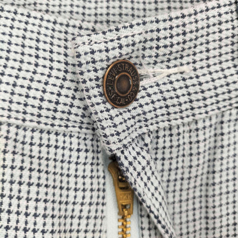 リーバイス Levis 97年製 ホワイトタブ 504-2730 チェックジップフライパンツ メンズ US:28-29