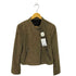 バナナリパブリック BANANA REPUBLIC VEGAN SUEDE MOTO JACKET ヴィーガン スエード モト ダブル レザージャケット Y2K レディース import:L