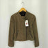 バナナリパブリック BANANA REPUBLIC VEGAN SUEDE MOTO JACKET ヴィーガン スエード モト ダブル レザージャケット Y2K レディース import:L