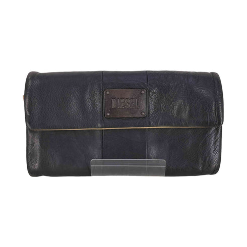 ディーゼル DIESEL Logo Plate Long Wallet ロゴプレート レザー 長財布 メンズ