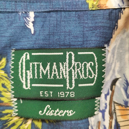 ギットマンブラザーズ GITMAN BROS. sisters アロハ柄シャツワンピース レディース