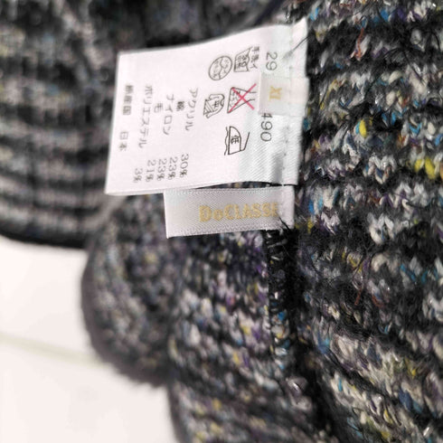 ドゥクラッセ DoCLASSE ツイード テーラードジャケット レディース JPN:XL